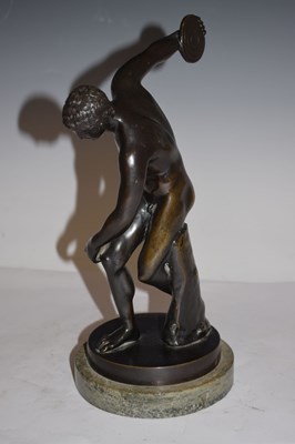 Lot 305 - Bronze Discobolus