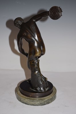 Lot 305 - Bronze Discobolus
