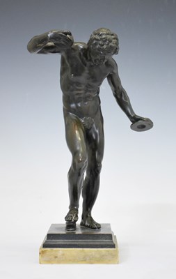 Lot 304 - Bronze figure of the Dancing Faun of Pompeii