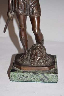 Lot 311 - Bronze after A. Del Verrocchio, David & Goliath