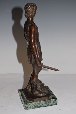 Lot 311 - Bronze after A. Del Verrocchio, David & Goliath