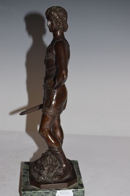 Lot 311 - Bronze after A. Del Verrocchio, David & Goliath