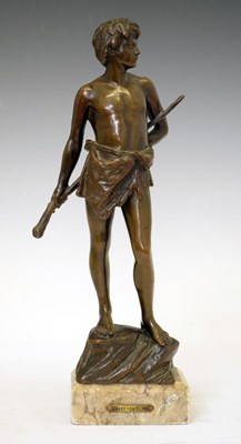 Lot 320 - Bronze boy, 'Knabe vom Berge'