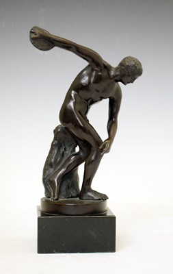 Lot 306 - Bronze Discobolus