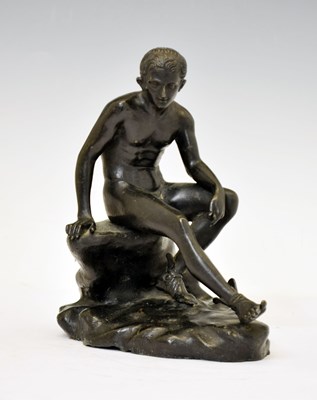 Lot 309 - Bronze, Mercury resting