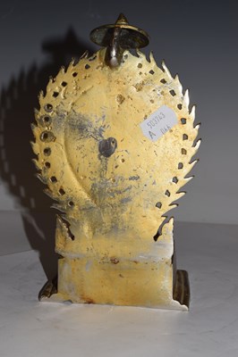 Lot 469 - Silvered Buddha with mandorla