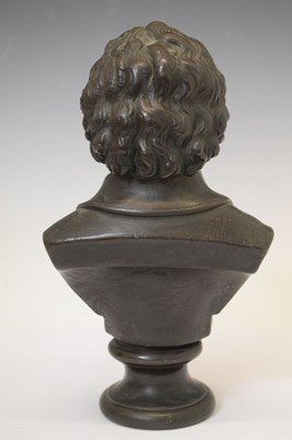 Lot 204 - Reproduction bust of Mozart