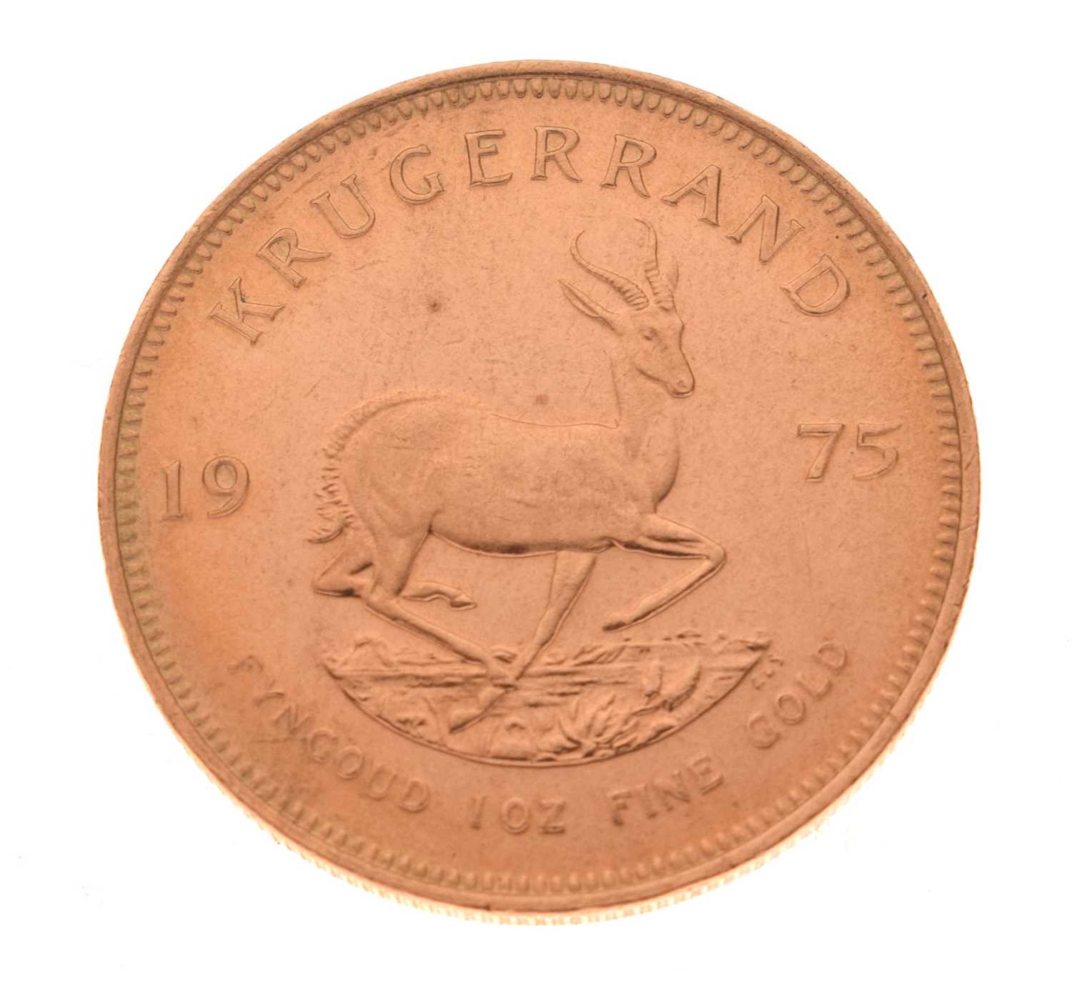 Lot 161 - South African gold Krugerrand, 1975