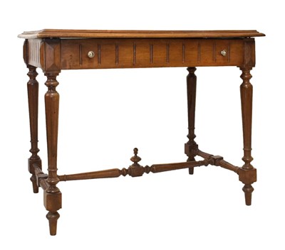 Lot 457 - Late 19th century Continental fruitwood desk/side table