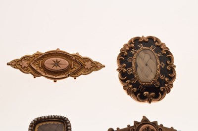 Lot 64 - Group of four 19th Century brooches