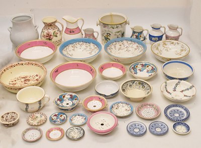 Lot 380 - Quantity of washstand ceramics (ex. Rothschild Exbury house sales)