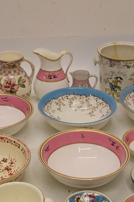 Lot 380 - Quantity of washstand ceramics (ex. Rothschild Exbury house sales)