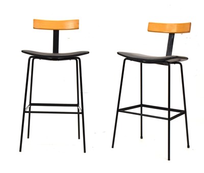 Lot 677 - Pair of program stools