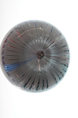 Lot 406 - Royal Interest: Mid 19th Century Old English glass Queen Victoria double silhouette cane paperweight
