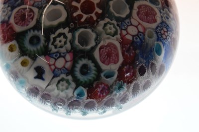 Lot 406 - Royal Interest: Mid 19th Century Old English glass Queen Victoria double silhouette cane paperweight