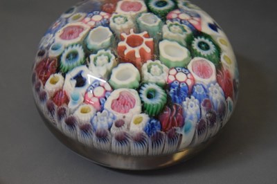 Lot 406 - Royal Interest: Mid 19th Century Old English glass Queen Victoria double silhouette cane paperweight
