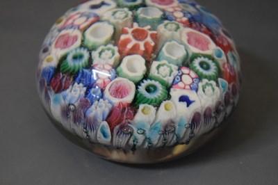 Lot 406 - Royal Interest: Mid 19th Century Old English glass Queen Victoria double silhouette cane paperweight