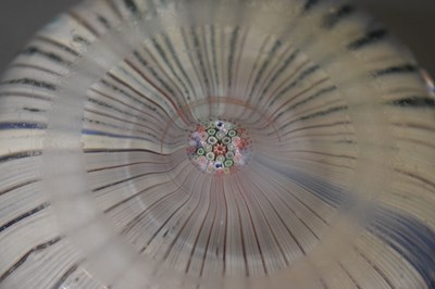 Lot 406 - Royal Interest: Mid 19th Century Old English glass Queen Victoria double silhouette cane paperweight