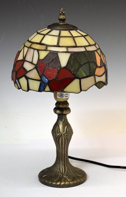 Lot 622 - Modern Tiffany-style table lamp