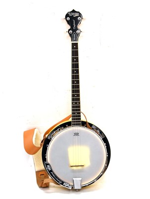 Lot 179 - Tanglewood Union Series Remo four-sting banjo