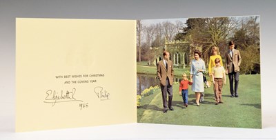 Lot 203 - Royal Interest - 1968 Christmas card