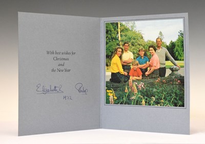 Lot 205 - Royal Interest - 1972 Christmas card