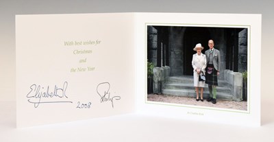 Lot 223 - Royal Interest - 2008 Christmas card