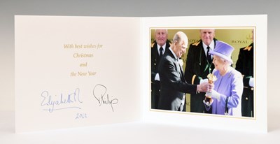 Lot 225 - Royal Interest - 2012 Christmas card