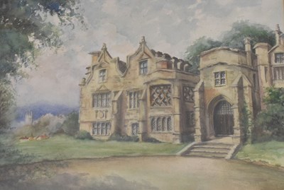 Lot 503 - Early 20th Century - Watercolour - 'Clevedon Court'