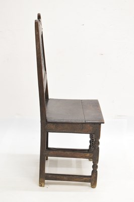 Lot 526 - 17th Century oak chair