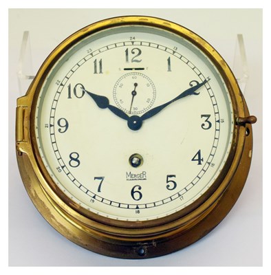 Lot 531 - Mercer bulkhead wall timepiece