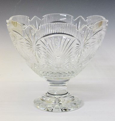 Lot 343 - Waterford Crystal - Cut glass pedestal centrepiece bowl