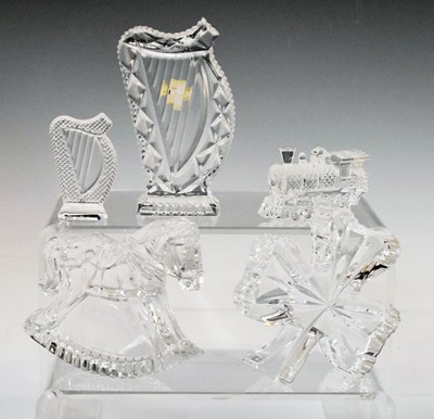 Lot 348 - Waterford - Five crystal miniatures