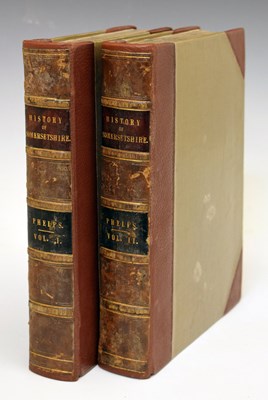 Lot 257 - Phelps, Rev W - History and Antiquities of Somersetshire, 1836, Volumes I & II