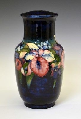 Lot 419 - Moorcroft 'Orchid' lamp base