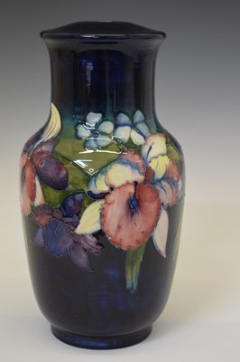 Lot 419 - Moorcroft 'Orchid' lamp base