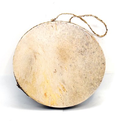 Lot 199 - 1970s goat skin drum