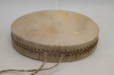 Lot 199 - 1970s goat skin drum