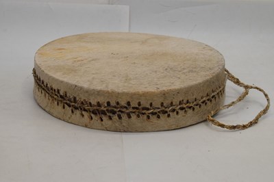 Lot 199 - 1970s goat skin drum