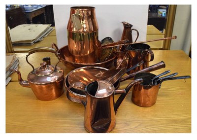 Lot 475 - Group of copper wares