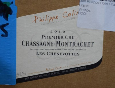 Lot 170 - Philippe Colin, Chassagne-Montrachet 1er Cru Les Chenevottes, 2010, Côte de Beaune, Burgundy