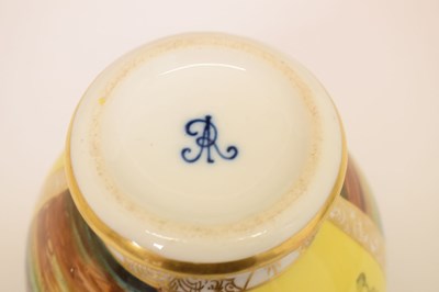 Lot 367 - Helena Wolfsohn Dresden jar and cover, together with a 19th Century mug