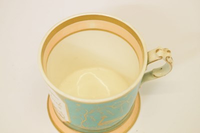 Lot 367 - Helena Wolfsohn Dresden jar and cover, together with a 19th Century mug