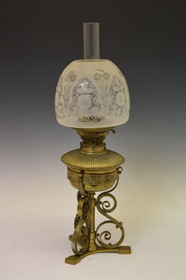 Lot 578 - Two oil lamps