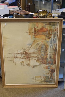 Lot 524 - Circa 1930s watercolour - 'Resolution at Whitby'