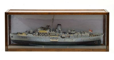 Lot 382 - Large scale model of the Royal Canadian Navy's K166 HMCS Snowberry