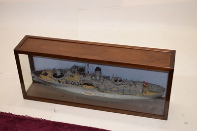 Lot 382 - Large scale model of the Royal Canadian Navy's K166 HMCS Snowberry