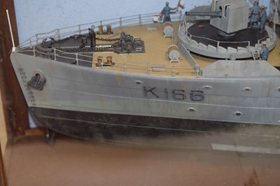 Lot 382 - Large scale model of the Royal Canadian Navy's K166 HMCS Snowberry