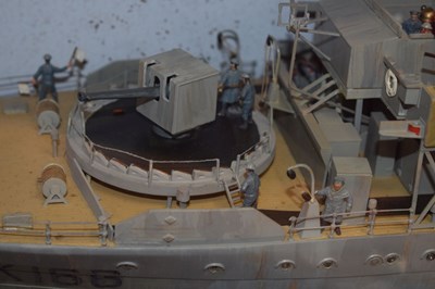 Lot 382 - Large scale model of the Royal Canadian Navy's K166 HMCS Snowberry