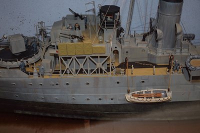 Lot 382 - Large scale model of the Royal Canadian Navy's K166 HMCS Snowberry